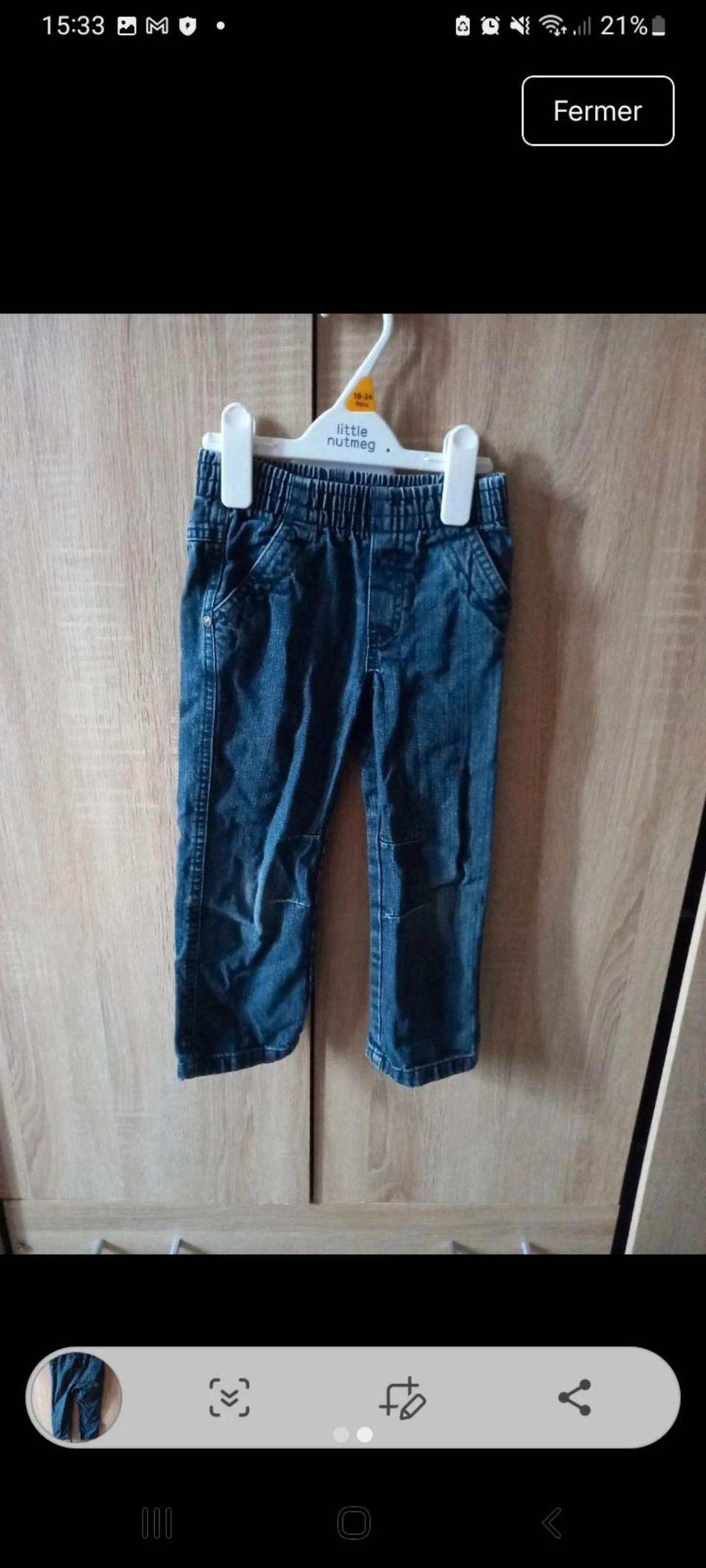 Jean fille 4 ans